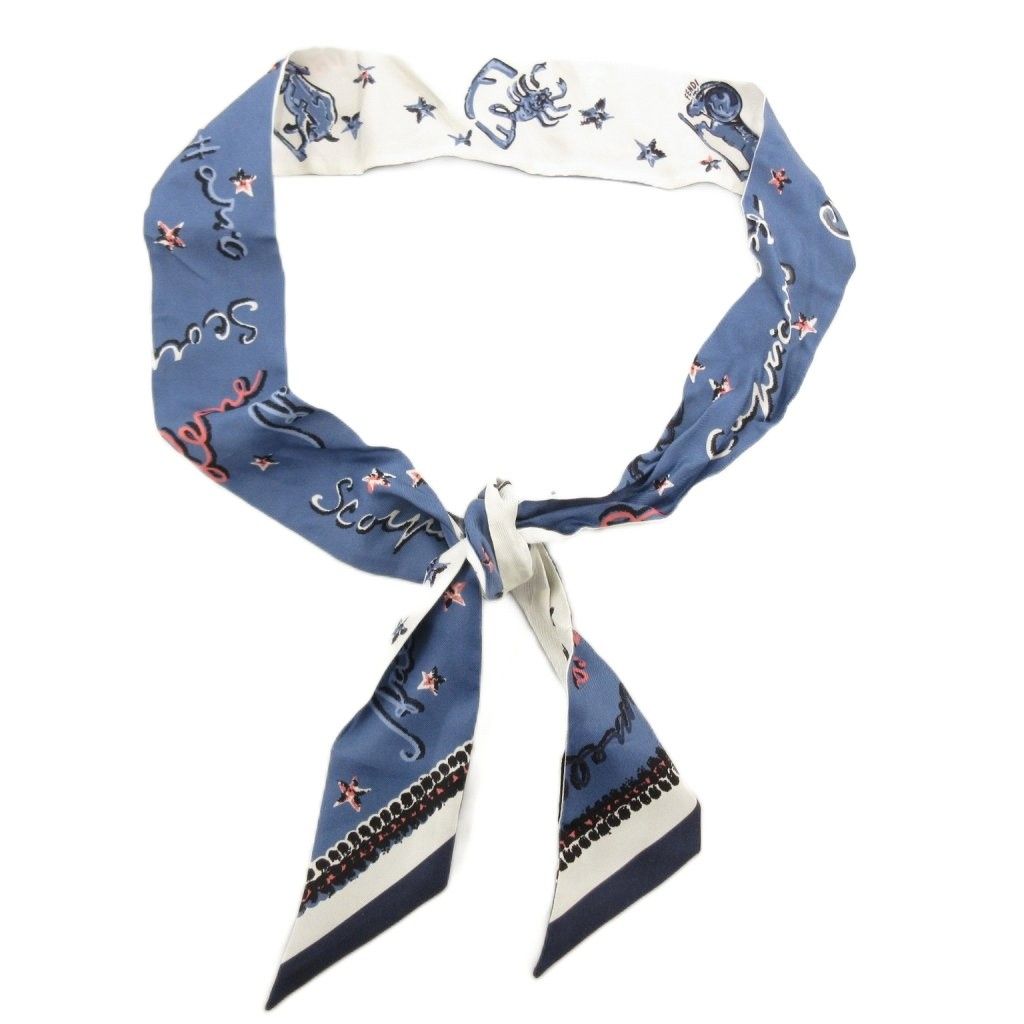 フェンディ FENDI 23SS Fendi Astrology ラッピー リボンスカーフ 星座