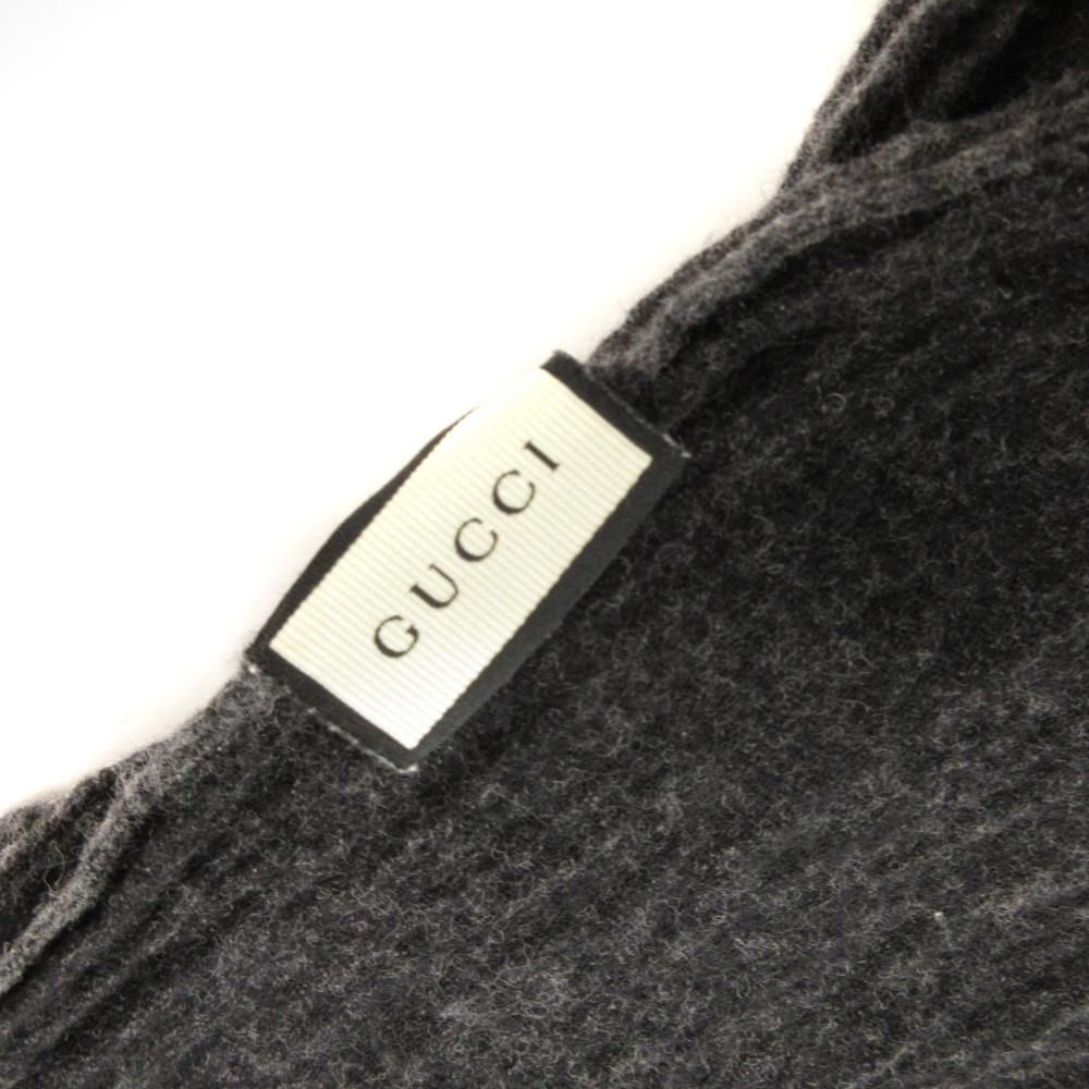  グッチ GUCCI マフラー ストール GGキャンバス ロゴ 黒 ブラック |JS AA GY 19 マフラー 小物