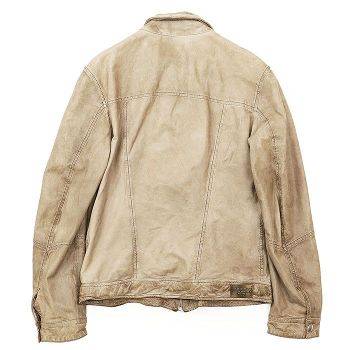 DOLCE&GABBANA ドルチェ＆ガッバーナ レザージャケット ジップアップ