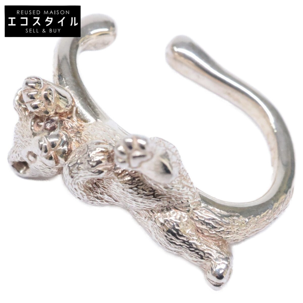 VENDOME AOYAMA ヴァンドーム青山 ヴァンドームブティック SV 925 旭山動物園応援企画 ライオン 仔 ハーフイヤーカフ