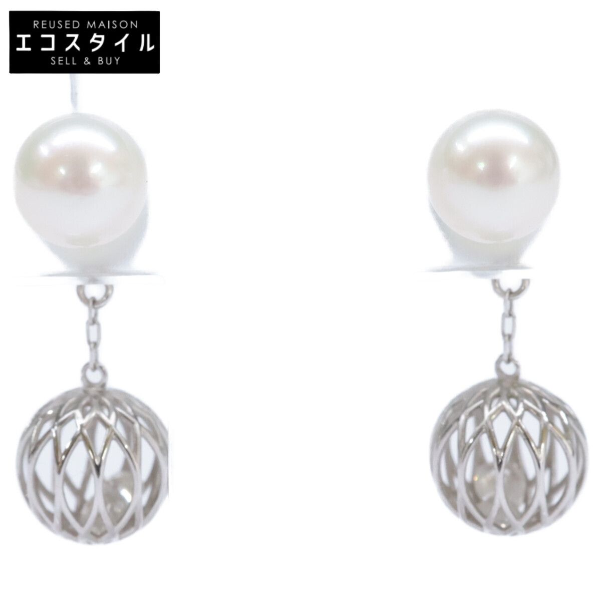 TAKE-UP テイクアップ K 10|14パニエ アコヤパール＆ハナカゴ