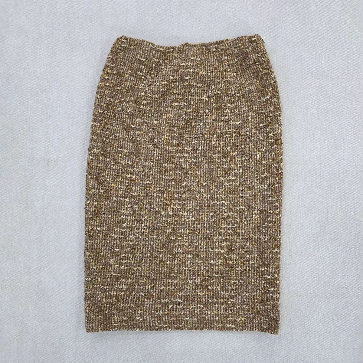 10 センドジョン ニットツイード Hスカート 1231 J