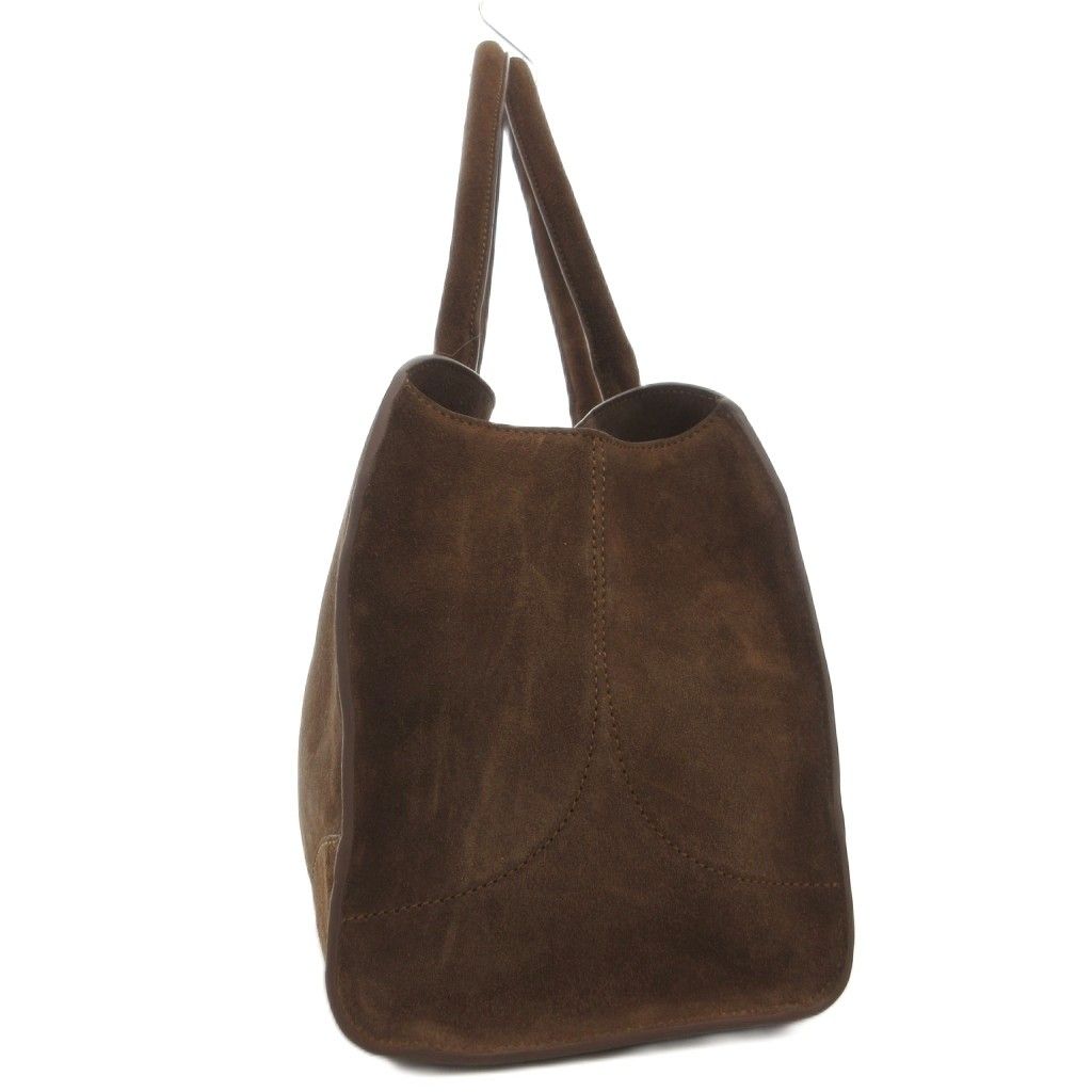 ボウリングバッグ ブラウン cosバッグ SMALL STUDIO BOWLING BAG - LEATHER