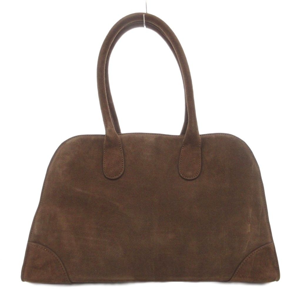 COS スタジオボウリングバッグ茶 Cos バッグ ボウリングバッグ レザー STUDIO BOWLING BAG - LEATHER