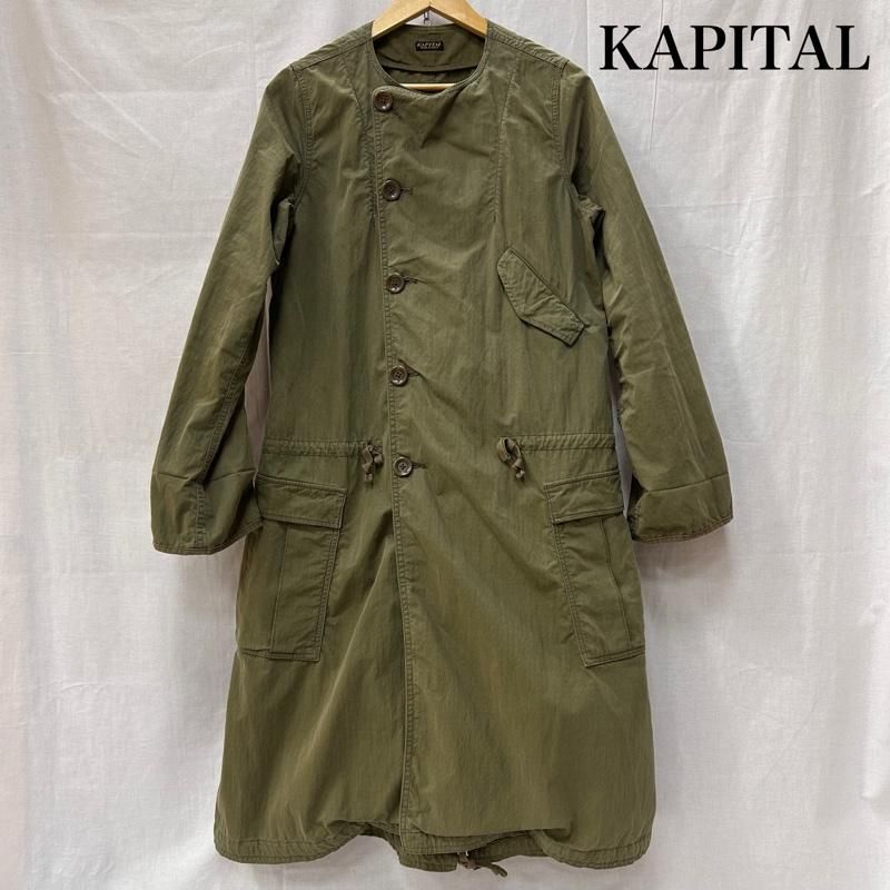 キャピタル エジプシャンツイル スモックコート ノーカラー 日本製