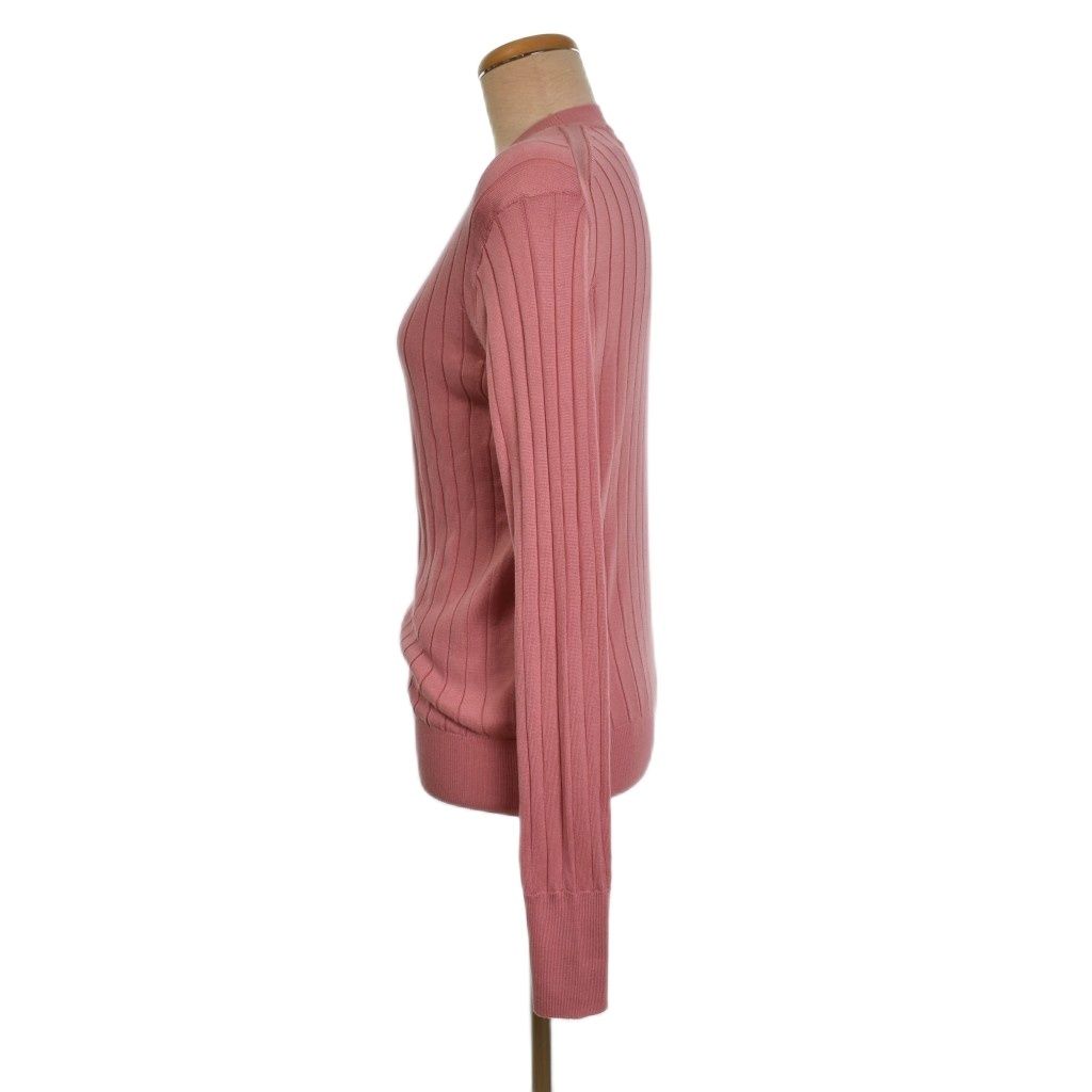 パディヒル Paddy Hill シルク リブ ニット セーター 長袖 F ピンク  