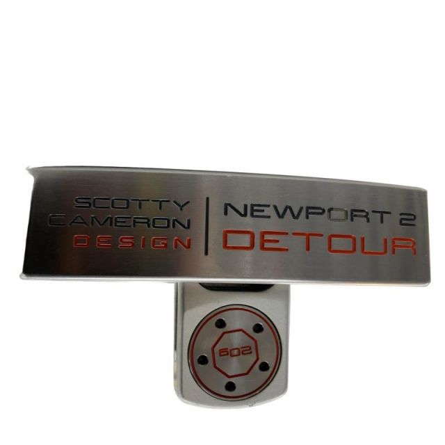 タイトリスト SCOTTY CAMERON DETOUR NEWPORT 2 34インチ パター PT スチール フレックスその他 メンズ 男性用 右利き 右用 Bランク ゴルフクラブ