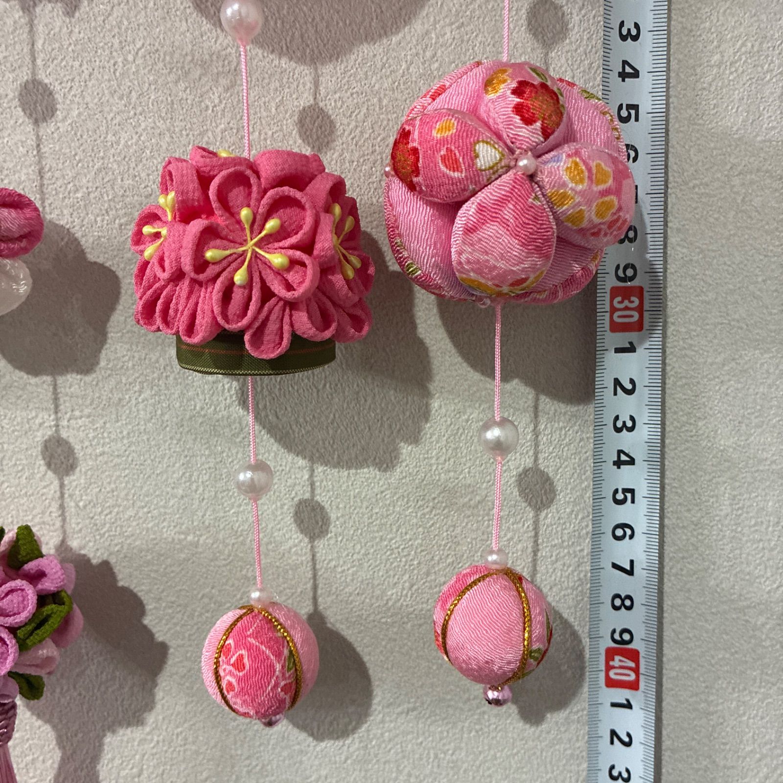 P3】吊るし雛 壁掛け 吊るし飾り つるし雛 吊るしびな ハンドメイド