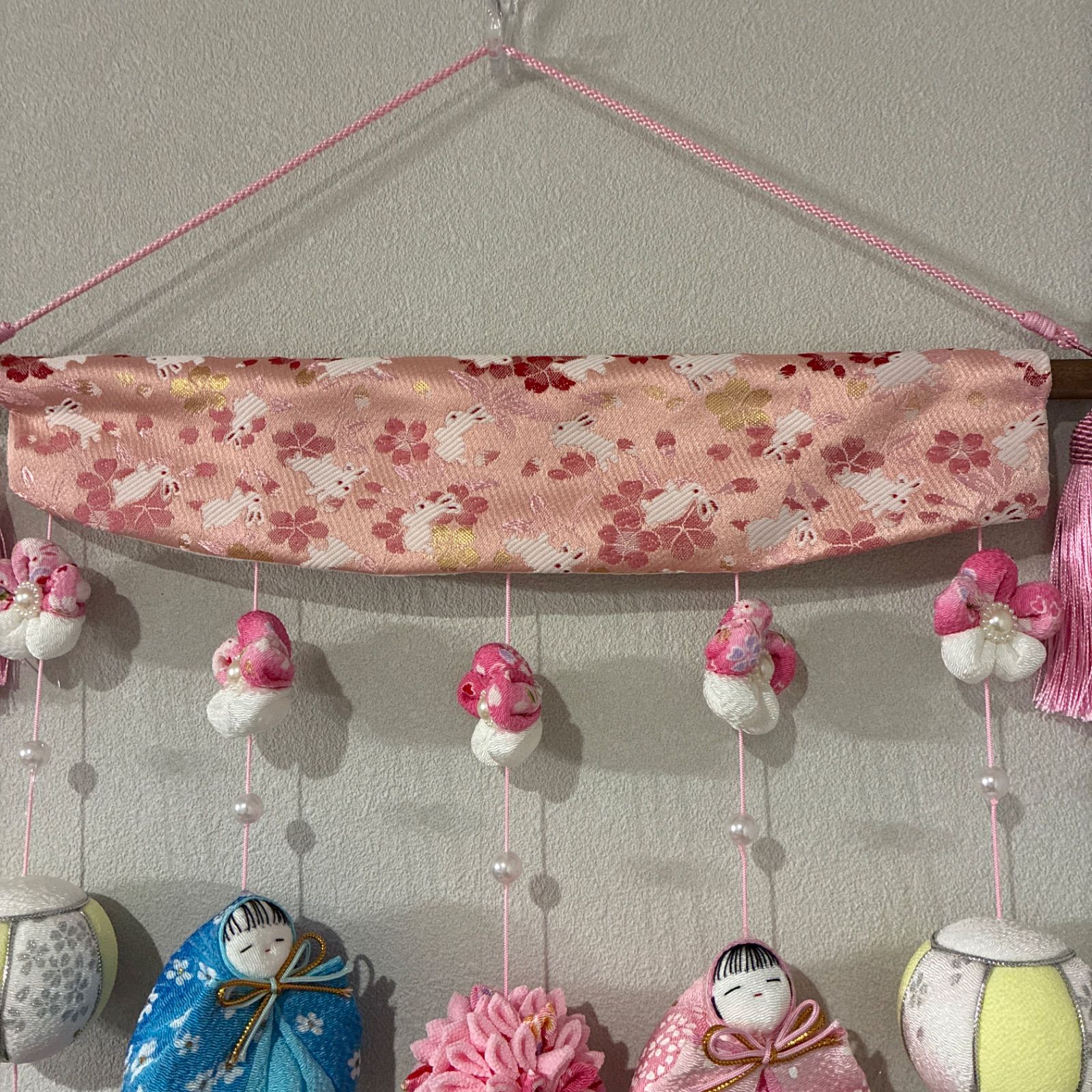 P3】吊るし雛 壁掛け 吊るし飾り つるし雛 吊るしびな ハンドメイド