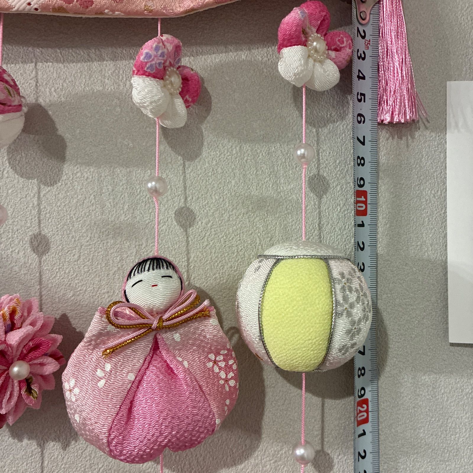 P3】吊るし雛 壁掛け 吊るし飾り つるし雛 吊るしびな ハンドメイド
