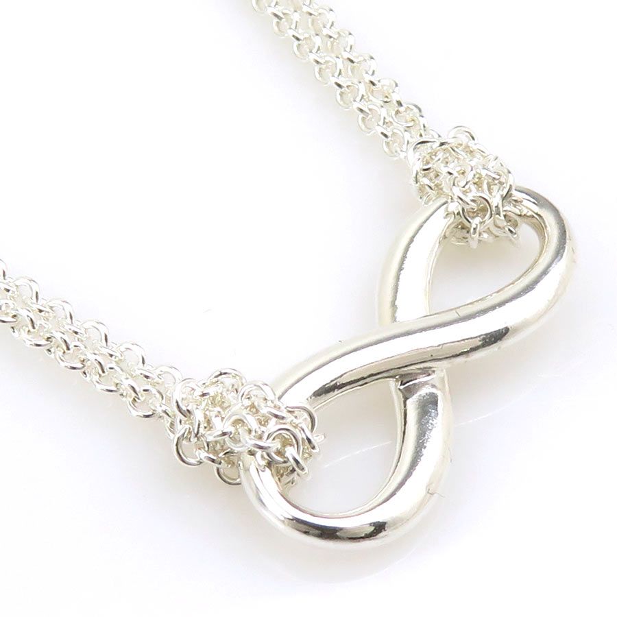 ティファニー TIFFANY-Co. ネックレス インフィニティ ダブルチェーン