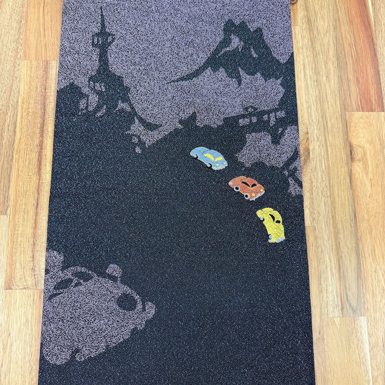 機屋詳細不明】 正絹西陣織九寸名古屋帯 中古美品 お仕立て上がり