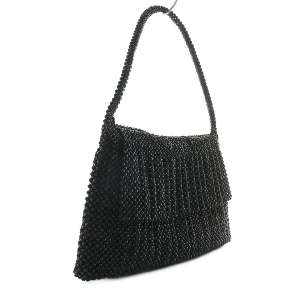 黒珊瑚 黒サンゴ ブラックコーラル ハンドバッグ フォーマル フラップ