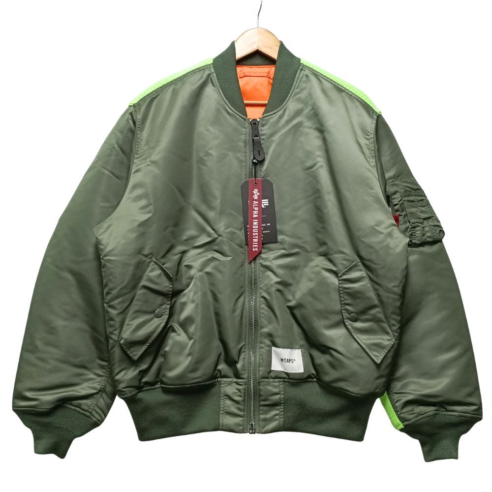 WTAPS ダブルタップス × ALPHA 25AW MA-1 Core SPEC オリーブ サイズ 3
