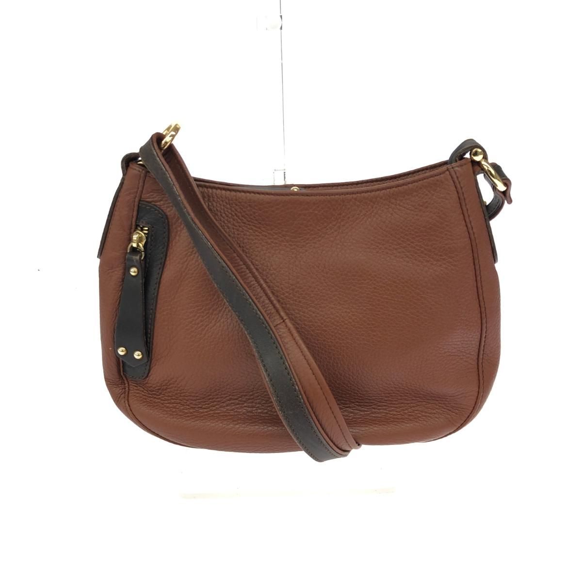 メンズ OTTINO 2WAYバッグ ブラウン ショルダー サイド