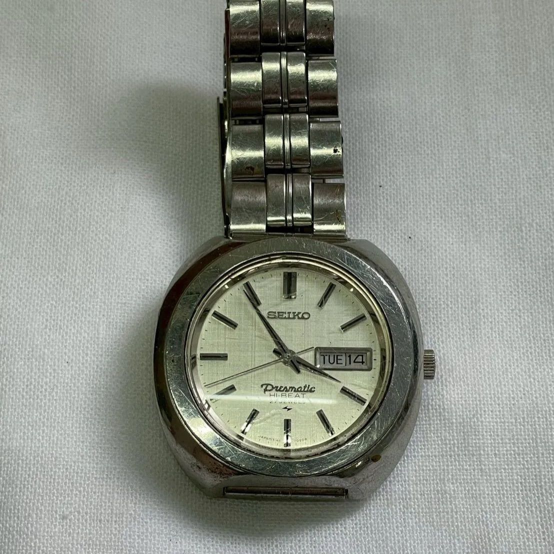 時計 SEIKO セイコー プレスマチック HI BEAT 自動巻き メンズ 腕時計 不動