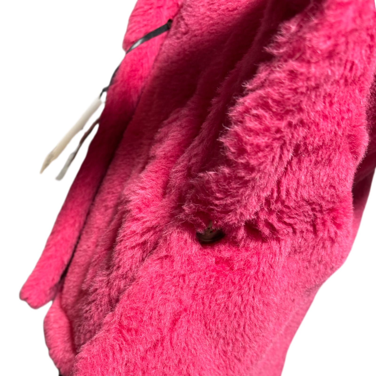 Max Mara マックスマーラ テディベア ケープ ポンチョ ピンク 23AW 