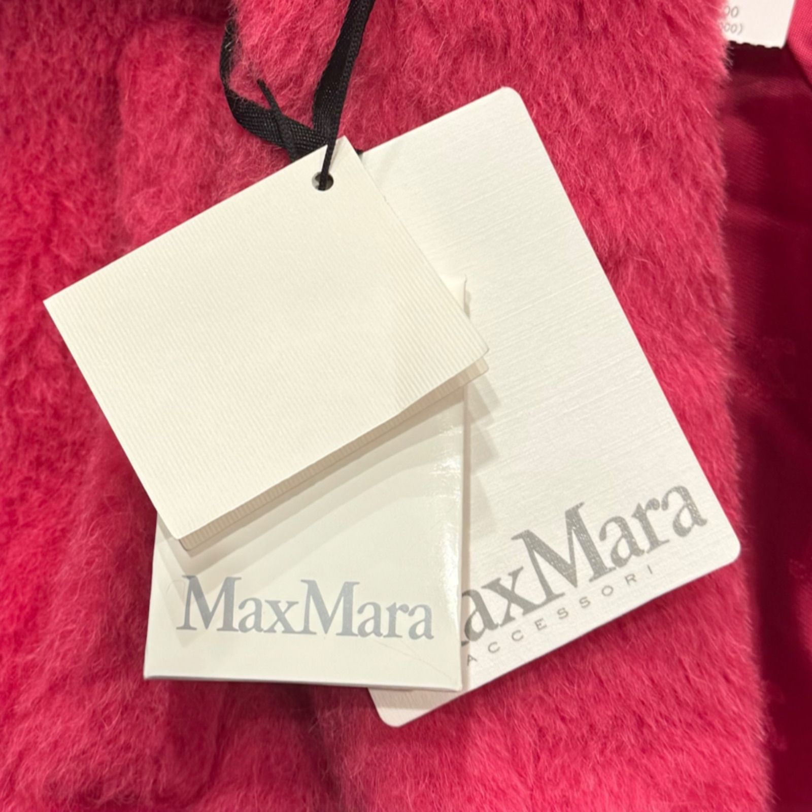 Max Mara マックスマーラ テディベア ケープ ポンチョ ピンク 23AW  
