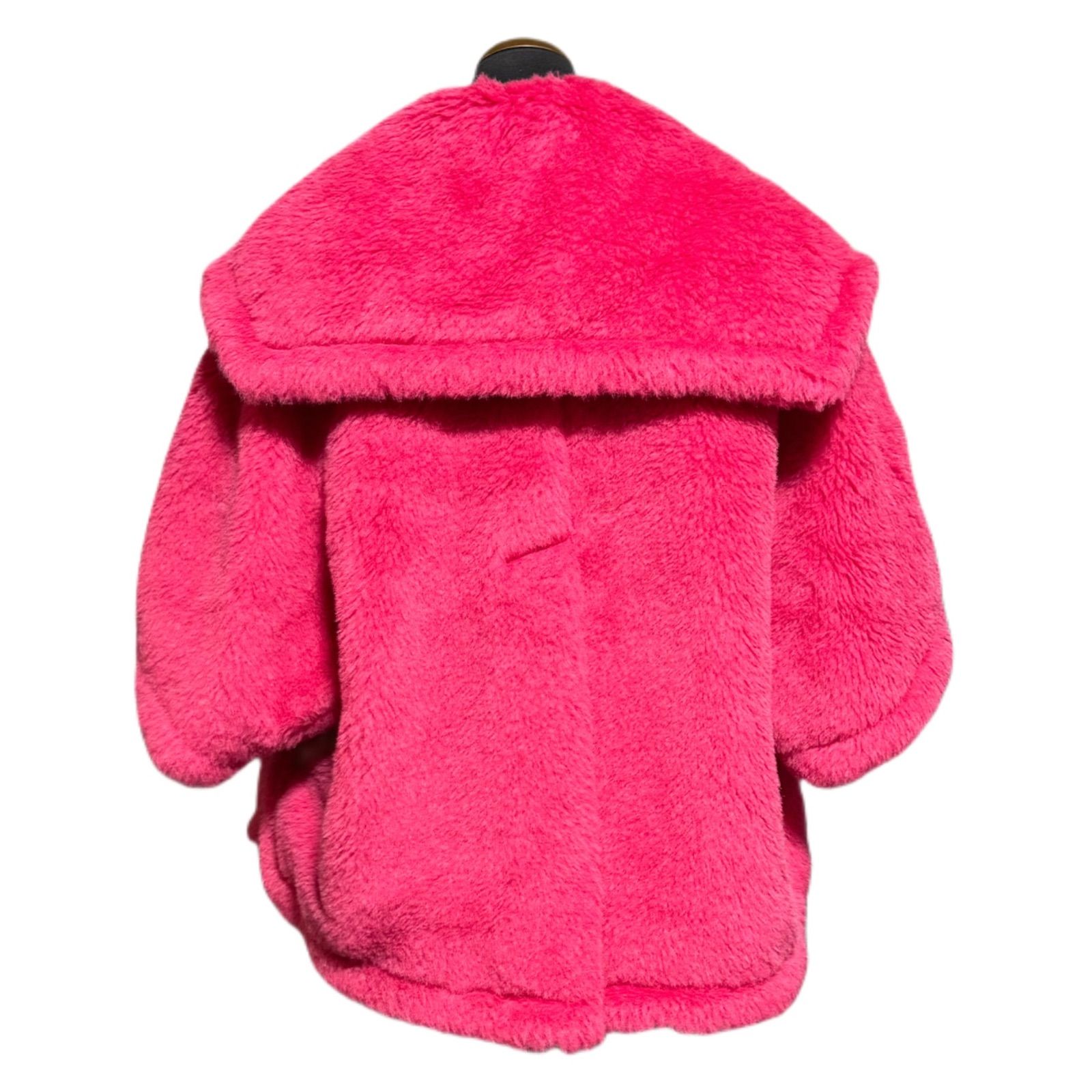 Max Mara マックスマーラ テディベア ケープ ポンチョ ピンク 23AW