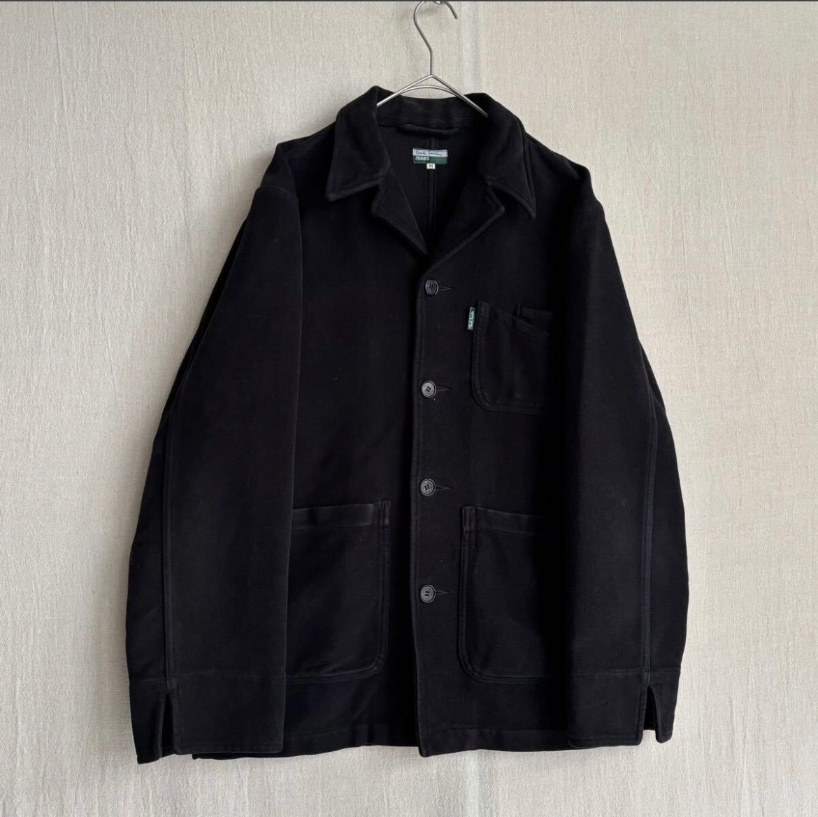 Paul Smith JEANS ジャケット | M ブラック カバーオール ワーク 日本製 O 5-11055-9440