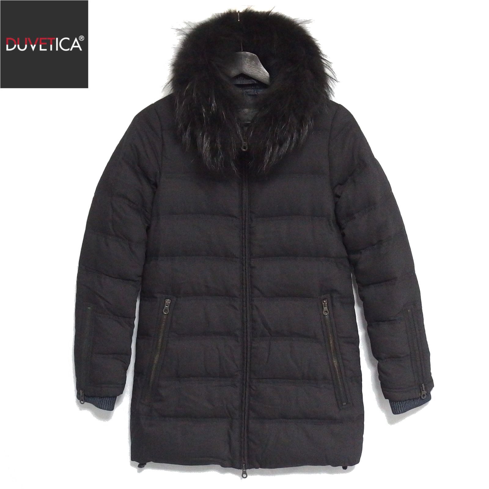 【DUVETICA】 ダウンコート　フィンラクーン　ダウン90％　M　38 DUVETICA】 ダウンコート フィンラクーン ダウン90％ M 38 レディース