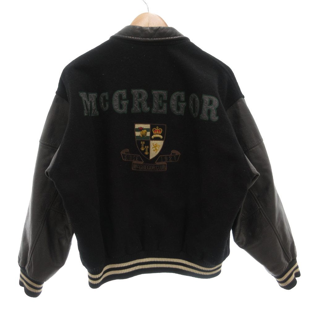 McGREGOR スタジャン レザー 牛革 ワッペン 刺繍 【McGREGOR】ワッペン