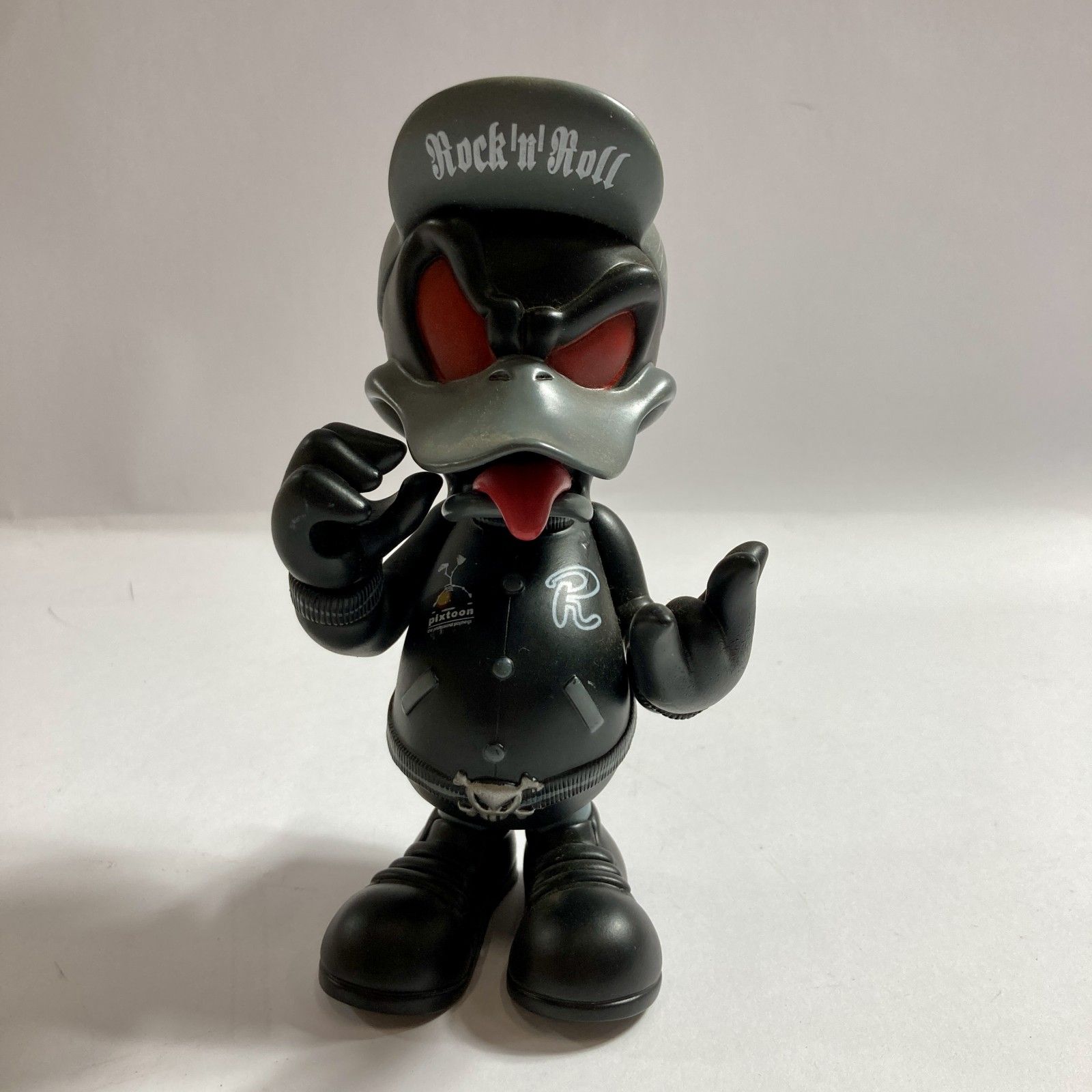 デビルドナルドダック ロックンロールフィギュア ☆ 希少 デビルドナルドダッグ ロックンロール 悪 フィギュア PIXTOON