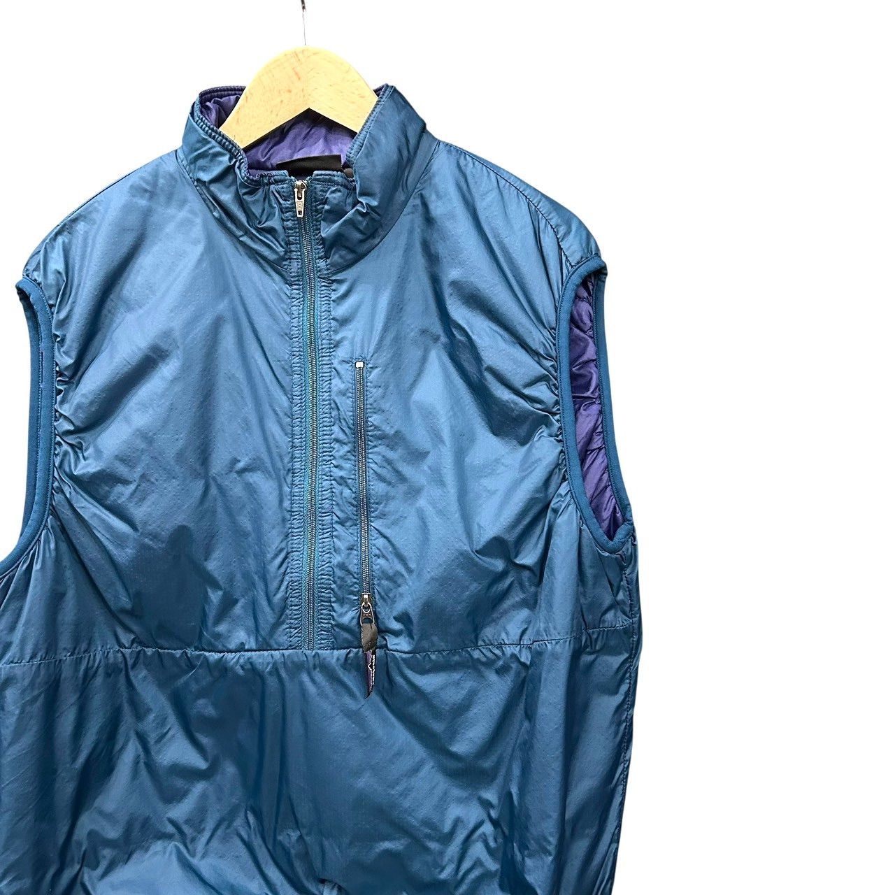 90s ビンテージ パタゴニア パフボールベスト M ターコイズ USA製 90