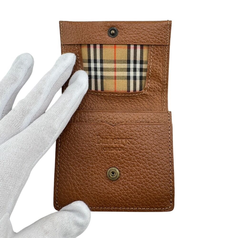 【16960】★美品★ BURBERRY バーバリー ノバチェック 小銭入れ BURBERRY バーバリー ノバチェック ヴィンテージ 小銭入れ スクエア