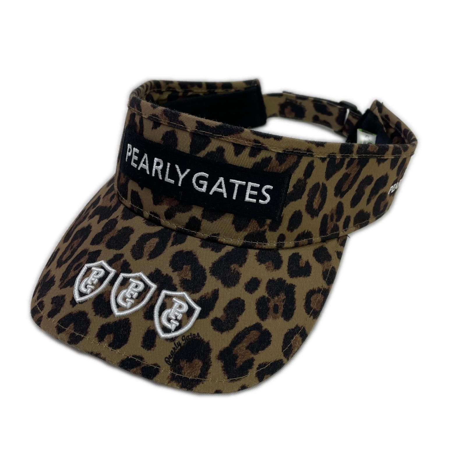 中古 パーリーゲイツ PEARLY GATES サンバイザー フリー ベージュ系 