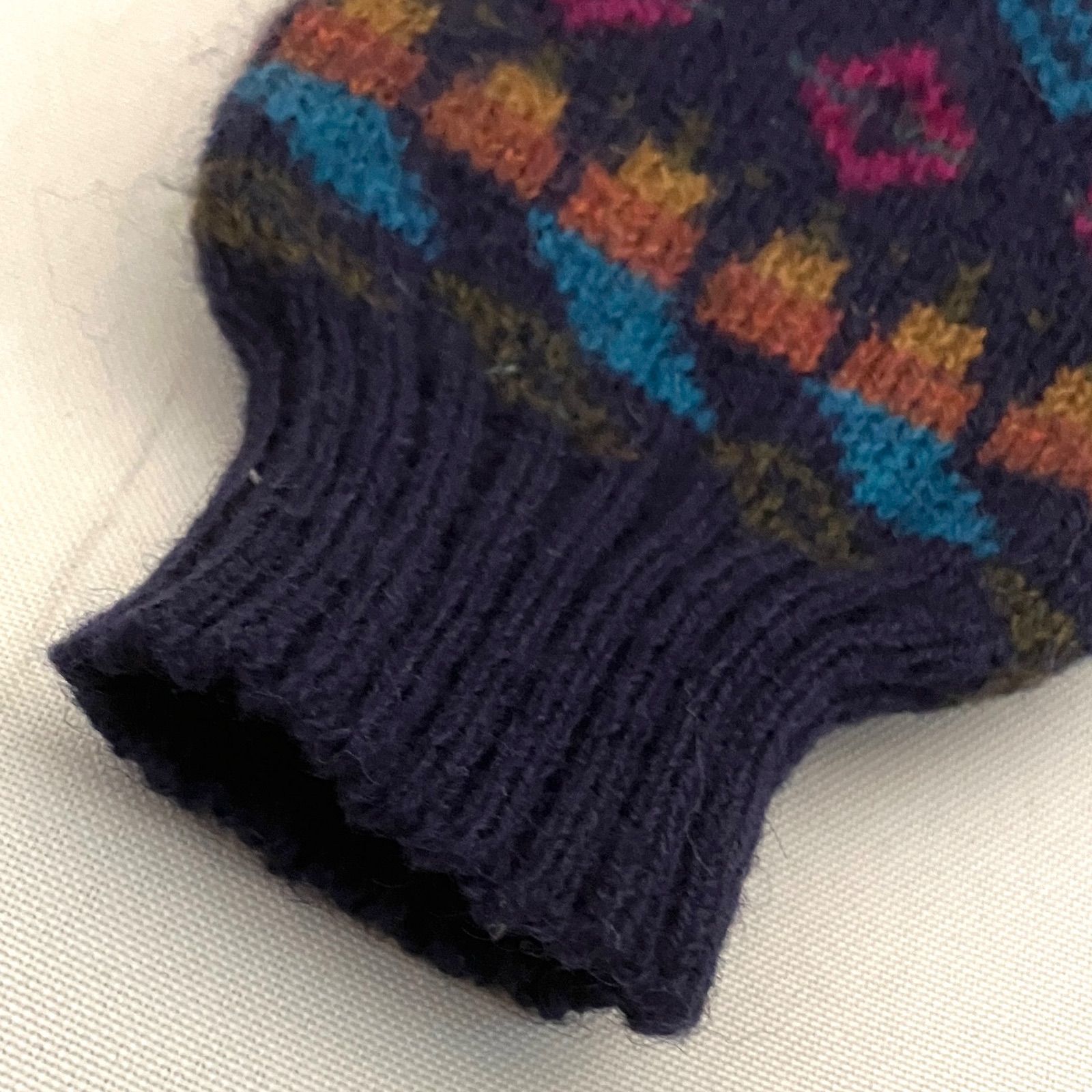 80sウールリッチ Woolrich☆アシックスタグ☆フェアアイルセーター