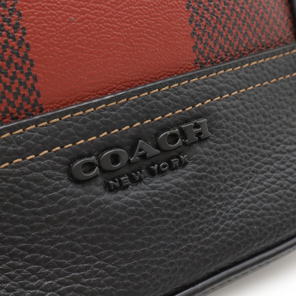 COACH コーチ ハドソン ブロックチェック チェック柄 バックパック
