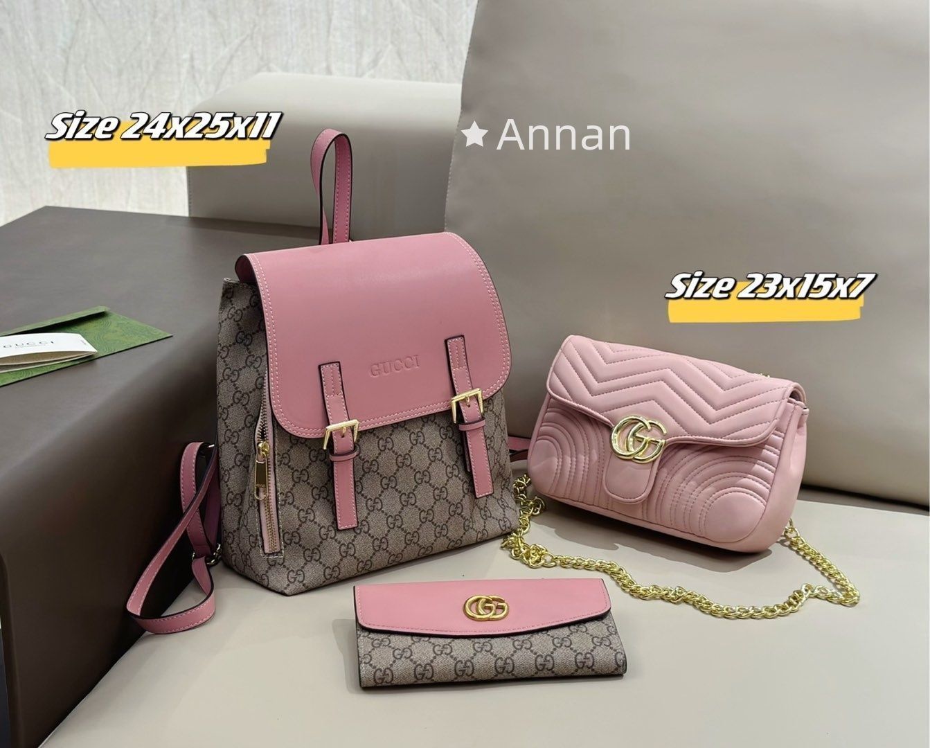 品 GUCCI グッチ トートバッグショルダーバッグ 財布 3点セット