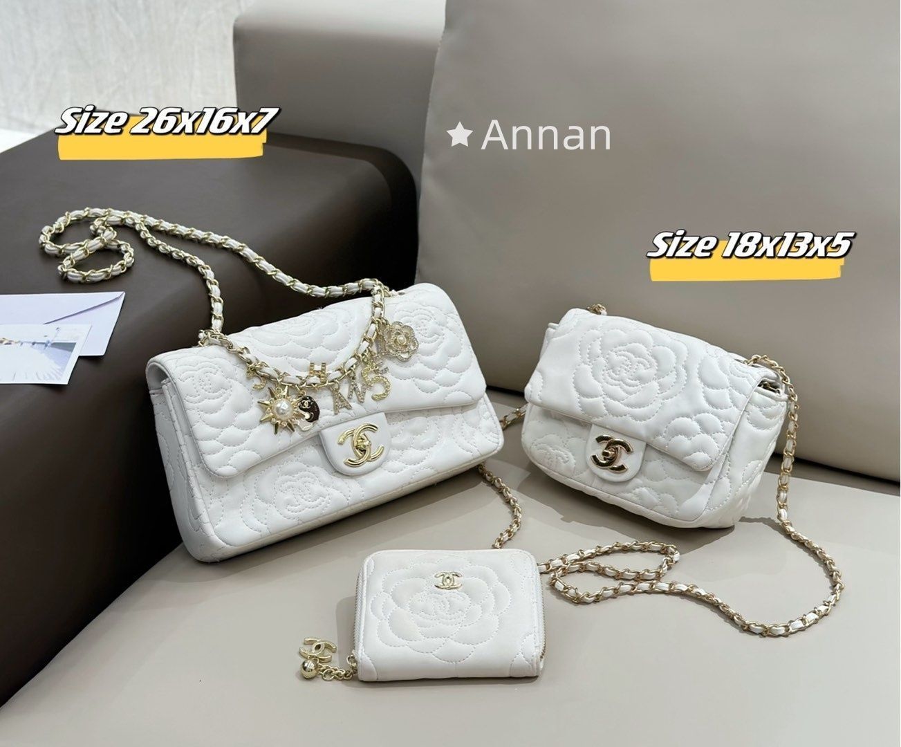  洒落 CHANEL シャネル ショルダーバッグ ハンドバッグ 財布 3点セット ショルダーバッグ ショルダーバッグ
