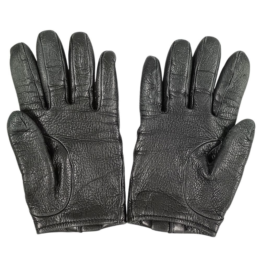 CHROME HEARTS クロムハーツ DGR ZIP GROVE ダガージップ レザー グローブ ブラック サイズ7 | 40835