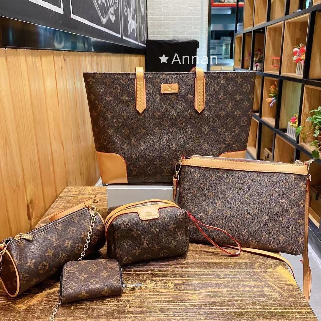 付属付 LOUIS VUITTON ルイヴィトン トートバッグ ショルダーバッグ 財布 3点セットバッグ