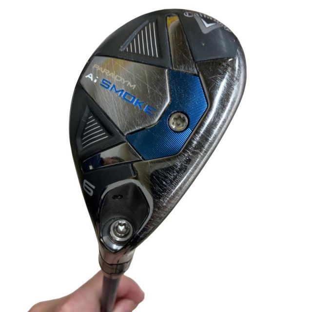 キャロウェイ　A.I. SMOKE 6番 UT 純正シャフトFLEX-S 中古】 キャロウェイ PARADYM Ai SMOKE U6 ユーティリティ UT 純正特注