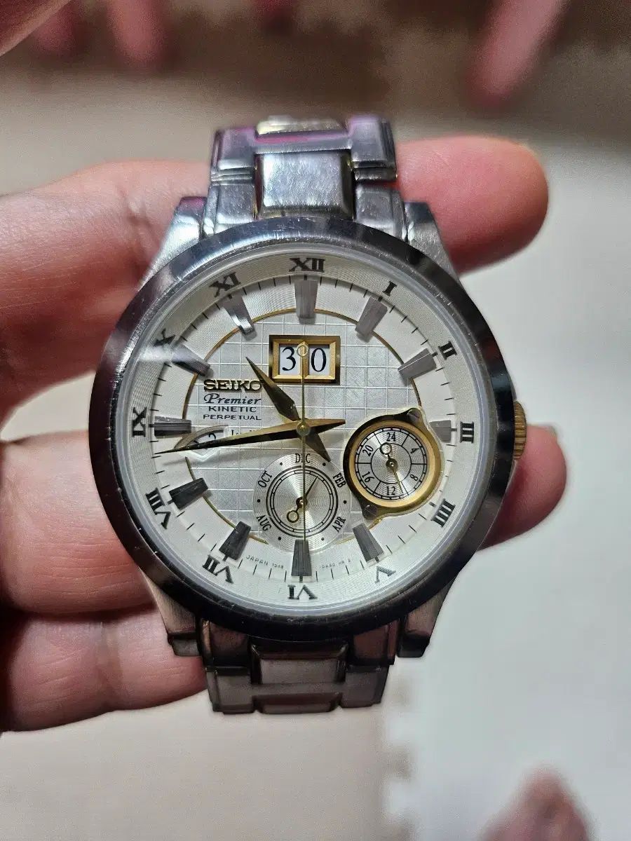  セイコー キネティック SNP 004 ストレスフリー 自動巻き時計 腕時計(アナログ)