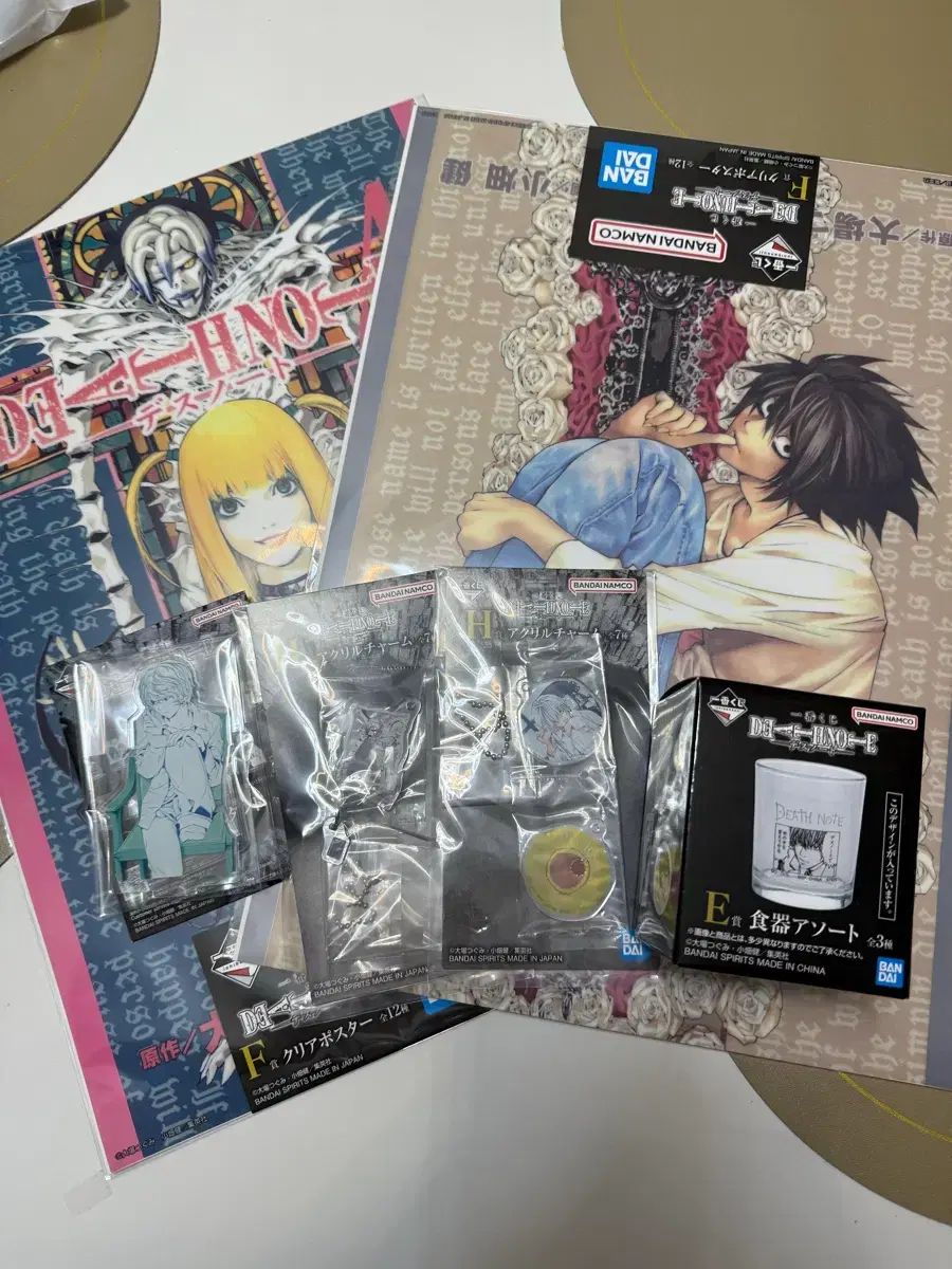 DEATH NOTE(デスノート) 一番くじ 下位賞 まとめ ショップからお知らせ
