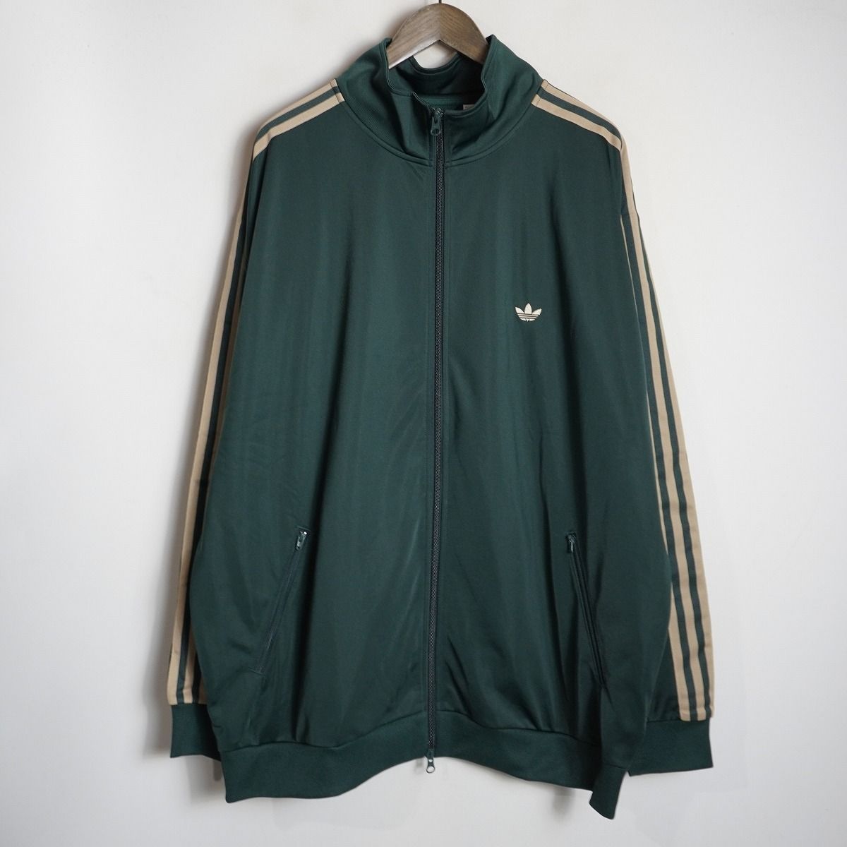 23 AW adidas アディダス ベッケンバウアー トラック トップ ジャケット ジャージ ダブル フル ジップ IN 1001 緑 サイズ 2 XL 628 P 4