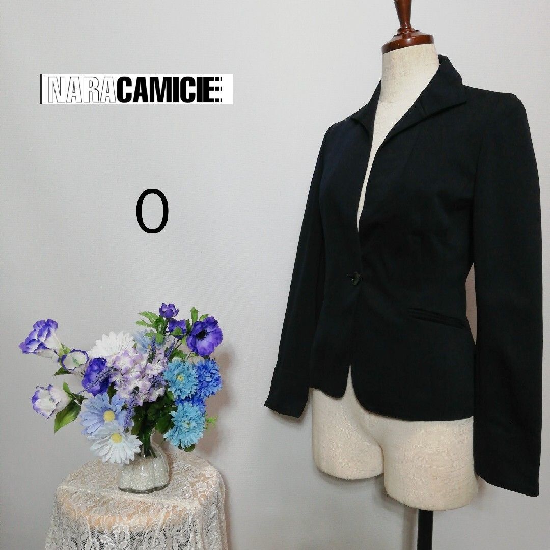ナラカミーチェ 極上美品 テーラードジャケット Sサイズ 黒色系 - メルカリ