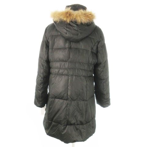 ラフラフ RAF RAF ダウンコート ロング フーディ ジップアップ ファー 