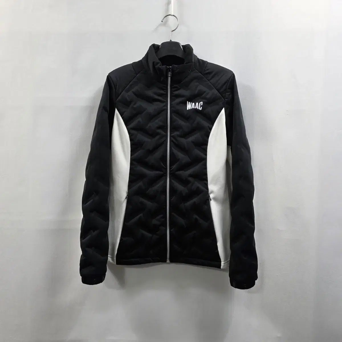 0786 WAAC ワック ゴルフ キルティング ダウン ジャケット | ブラック 白 レディース 2