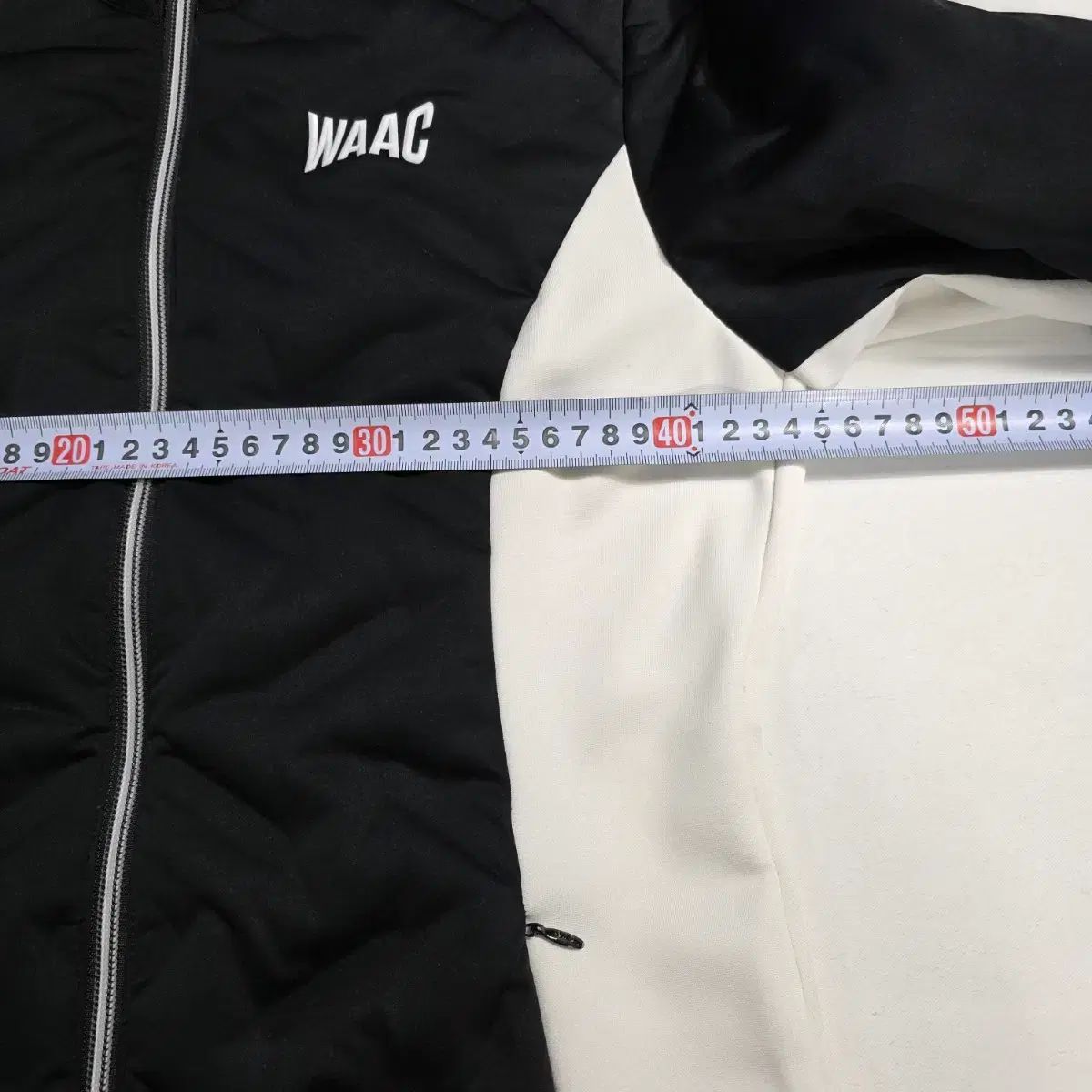 0786 WAAC ワック ゴルフ キルティング ダウン ジャケット / ブラック