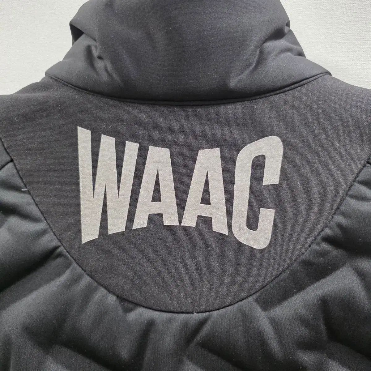 0786 WAAC ワック ゴルフ キルティング ダウン ジャケット / ブラック