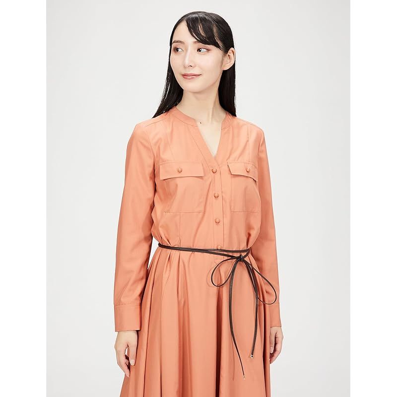 グレースコンチネンタル 2025 AW ﾎﾞﾘｭｰﾑﾌﾚｱﾛﾝｸﾞﾜﾝﾋﾟｰｽ レディース 21 ﾌﾞﾗｳﾝ