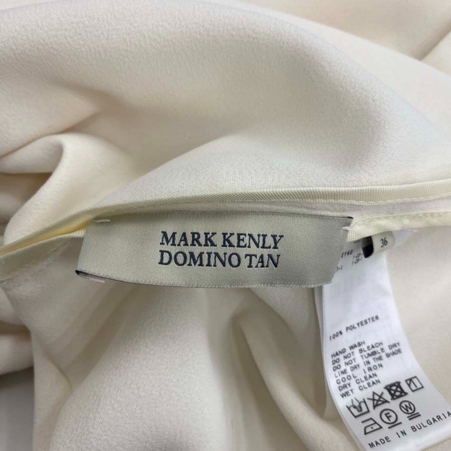 マークケンリードミノタン　2way BLOUSE ブラウン マークケンリードミノタン MARK KENLY DOMINO TAN 22SS 前後2WAY