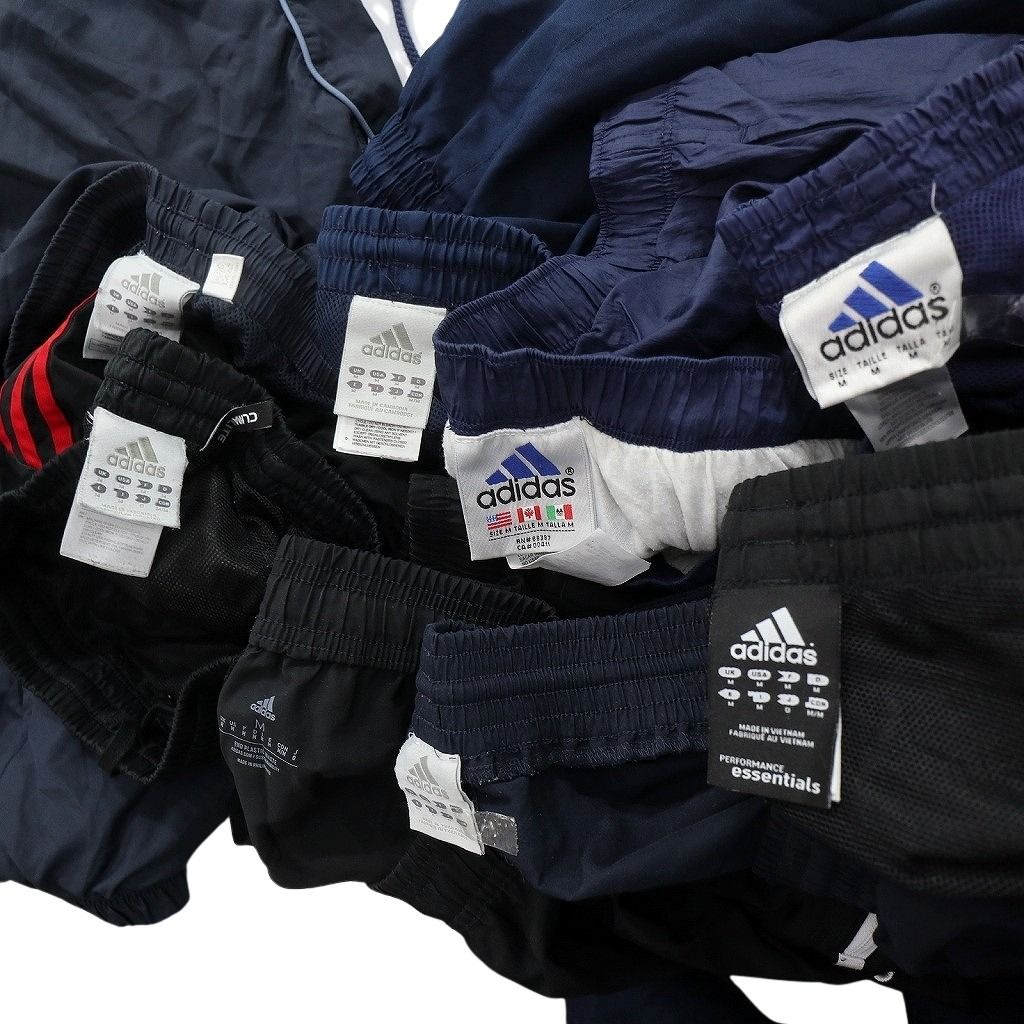  古着卸 まとめ売り アディダス adidas ウインドブレーカー パンツ セット メンズ M トラックパンツ 90’s 古着 ND 3495 その他 メンズ