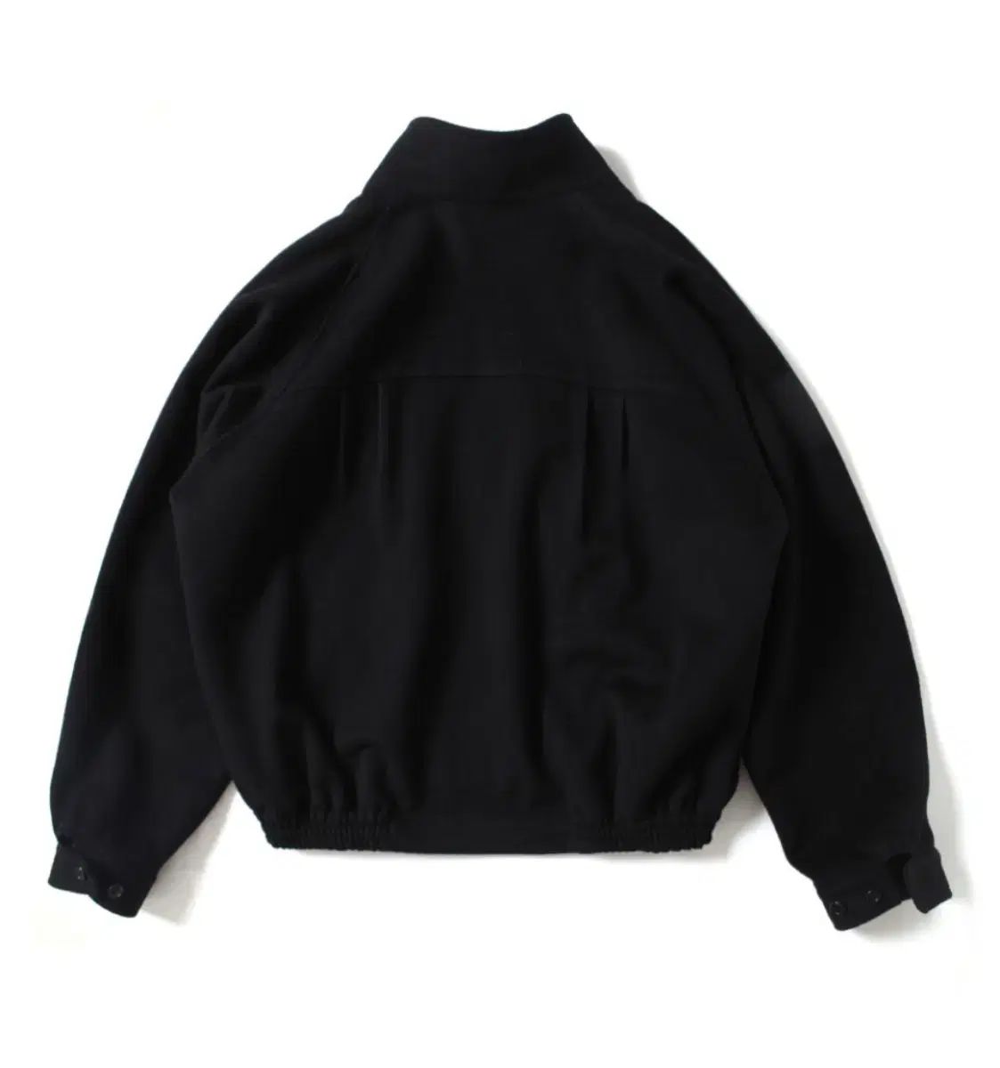 トマス モア ウール ハリントンジャケット ブラック L