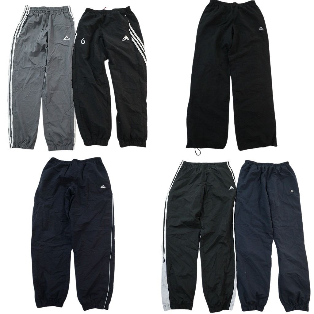 古着卸 まとめ売り アディダス adidas ウインドブレーカー パンツ セット メンズ M ドローコード ナイロン 古着 ND 3528